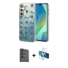 MARSİLYAN™- Galaxy S24 FE Kılıf Zirve Modern Prime - Siyah 3D Antistatik Seramik Nano Ekran Koruyucu + Raze Metal Kamera Lens - SH