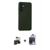 MARSİLYAN™- Galaxy S24 Kılıf Ahenk Serisi - Siyah Vanessa Magic Cam + PVD Metal Kamera Lens - DNMR