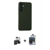 MARSİLYAN™- Galaxy S24 Kılıf Ahenk Serisi - Siyah Vanessa Magic Cam + PVD Metal Kamera Lens - SH