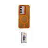 MARSİLYAN™- Galaxy S24 Kılıf Akış Form - Siyah Bilvis 3D Cam Ekran Koruyucu