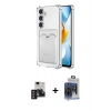 MARSİLYAN™- Galaxy S24 Kılıf Doruk Klasik Koleksiyonu - Siyah Vanessa Magic Cam + PVD Metal Kamera Lens - DNMR
