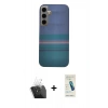 MARSİLYAN™- Galaxy S24 Kılıf Eksen Prime - Şeffaf Pasifik Cam Ekran Koruyucu + Şeffaf Kamera Lens Koruma Cam