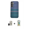 MARSİLYAN™- Galaxy S24 Kılıf Eksen Prime - Siyah Polymer Nano Ekran Koruyucu + Bilvis Titan Kamera Lens - DNMR