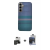 MARSİLYAN™- Galaxy S24 Kılıf Eksen Prime - Siyah Vanessa Magic Cam + PVD Metal Kamera Lens - TNGI