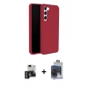 MARSİLYAN™- Galaxy S24 Kılıf Kozmos Yansıma Özel Seri - Siyah Vanessa Magic Cam + PVD Metal Kamera Lens - GD
