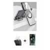 MARSİLYAN™- Galaxy S24 Kılıf Nova Doku - Şeffaf 360 Full Body Arka Koruyucu + Kamera Lens Koruma Cam - SF