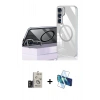 MARSİLYAN™- Galaxy S24 Kılıf Nova Doku - Siyah 3D Antistatik Seramik Nano Ekran Koruyucu + Bilvis Titan Kamera Lens - TMGI