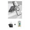 MARSİLYAN™- Galaxy S24 Kılıf Nova Doku - Siyah Polymer Nano Ekran Koruyucu + Kamera Lens Koruma Cam - SF