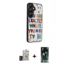 MARSİLYAN™- Galaxy S24 Kılıf Odak Klasik Serisi - Şeffaf 360 Full Body Arka Koruyucu + Bilvis Titan Kamera Lens - DNMR