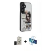 MARSİLYAN™- Galaxy S24 Kılıf Odak Klasik Serisi - Siyah 3D Antistatik Seramik Nano Ekran Koruyucu + Bilvis Titan Kamera Lens - SH