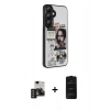 MARSİLYAN™- Galaxy S24 Kılıf Odak Klasik Serisi - Siyah 6D Antistatik Mat Seramik Hayalet Nano Ekran Koruyucu + PVD Metal Kamera Lens - DNMR