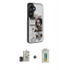 MARSİLYAN™- Galaxy S24 Kılıf Odak Klasik Serisi - Siyah Polymer Nano Ekran Koruyucu + Bilvis Titan Kamera Lens - DNMR