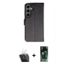 MARSİLYAN™- Galaxy S24 Kılıf Siluet Işık Serisi - Şeffaf 360 Full Body Arka Koruyucu + Kamera Lens Koruma Cam - SF