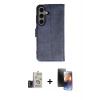 MARSİLYAN™- Galaxy S24 Kılıf Siluet Işık Serisi - Siyah 3D Antistatik Mat Seramik Nano Ekran Koruyucu + Bilvis Titan Kamera Lens - TMGI