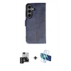 MARSİLYAN™- Galaxy S24 Kılıf Siluet Işık Serisi - Siyah 3D Antistatik Seramik Nano Ekran Koruyucu + PVD Metal Kamera Lens - DNMR