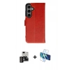 MARSİLYAN™- Galaxy S24 Kılıf Siluet Işık Serisi - Siyah 3D Antistatik Seramik Nano Ekran Koruyucu + PVD Metal Kamera Lens - GD