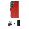 MARSİLYAN™- Galaxy S24 Kılıf Siluet Işık Serisi - Siyah 6D Antistatik Mat Seramik Hayalet Nano Ekran Koruyucu + PVD Metal Kamera Lens - GD