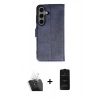 MARSİLYAN™- Galaxy S24 Kılıf Siluet Işık Serisi - Siyah 6D Antistatik Mat Seramik Hayalet Nano Ekran Koruyucu + Kamera Lens Koruma Cam - SF