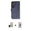 MARSİLYAN™- Galaxy S24 Kılıf Siluet Işık Serisi - Siyah Bilvis 3D Cam Ekran Koruyucu + Bilvis Titan Kamera Lens - TMGI