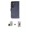 MARSİLYAN™- Galaxy S24 Kılıf Siluet Işık Serisi - Siyah Bilvis 3D Cam Ekran Koruyucu + Bilvis Titan Kamera Lens - GD