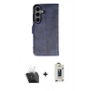 MARSİLYAN™- Galaxy S24 Kılıf Siluet Işık Serisi - Siyah Bilvis Hayalet Cam Ekran Koruyucu + Kamera Lens Koruma Cam - SF