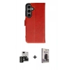 MARSİLYAN™- Galaxy S24 Kılıf Siluet Işık Serisi - Siyah Bilvis Hayalet Cam Ekran Koruyucu + PVD Metal Kamera Lens - SH