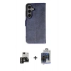 MARSİLYAN™- Galaxy S24 Kılıf Siluet Işık Serisi - Siyah Vanessa Magic Cam + PVD Metal Kamera Lens - GD