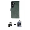 MARSİLYAN™- Galaxy S24 Kılıf Siluet Işık Serisi - Siyah Vanessa Magic Cam + PVD Metal Kamera Lens - SH
