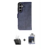 MARSİLYAN™- Galaxy S24 Kılıf Siluet Işık Serisi - Siyah Vanessa Magic Cam + Kamera Lens Koruma Cam - SF