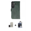 MARSİLYAN™- Galaxy S24 Kılıf Siluet Işık Serisi - Siyah Vanessa Magic Cam + Bilvis Titan Kamera Lens - TMGI