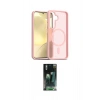 MARSİLYAN™- Galaxy S24 Kılıf Siluet Minimal Prime - Siyah 360 Mat Full Body Arka Koruyucu
