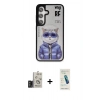 MARSİLYAN™- Galaxy S24 Kılıf Siluet Modern Özel Seri - Şeffaf Pasifik Cam Ekran Koruyucu + Bilvis Titan Kamera Lens - TMGI