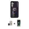 MARSİLYAN™- Galaxy S24 Kılıf Siluet Modern Özel Seri - Siyah 360 Mat Full Body Arka Koruyucu + Bilvis Titan Kamera Lens - TMGI