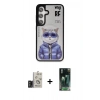 MARSİLYAN™- Galaxy S24 Kılıf Siluet Modern Özel Seri - Siyah 360 Mat Full Body Arka Koruyucu + Bilvis Titan Kamera Lens - TMGI
