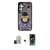MARSİLYAN™- Galaxy S24 Kılıf Siluet Modern Özel Seri - Siyah 360 Mat Full Body Arka Koruyucu + Bilvis Titan Kamera Lens - TMGI