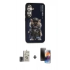MARSİLYAN™- Galaxy S24 Kılıf Siluet Modern Özel Seri - Siyah 3D Antistatik Mat Seramik Nano Ekran Koruyucu + Bilvis Titan Kamera Lens - DNMR