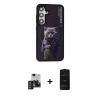 MARSİLYAN™- Galaxy S24 Kılıf Siluet Modern Özel Seri - Siyah 6D Antistatik Mat Seramik Hayalet Nano Ekran Koruyucu + PVD Metal Kamera Lens - DNMR