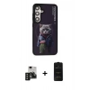 MARSİLYAN™- Galaxy S24 Kılıf Siluet Modern Özel Seri - Siyah 6D Antistatik Mat Seramik Hayalet Nano Ekran Koruyucu + PVD Metal Kamera Lens - SH