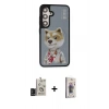 MARSİLYAN™- Galaxy S24 Kılıf Siluet Modern Özel Seri - Siyah Bilvis 3D Cam Ekran Koruyucu + Bilvis Titan Kamera Lens - SH