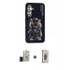 MARSİLYAN™- Galaxy S24 Kılıf Siluet Modern Özel Seri - Siyah Bilvis 3D Cam Ekran Koruyucu + Bilvis Titan Kamera Lens - SH