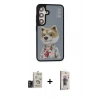 MARSİLYAN™- Galaxy S24 Kılıf Siluet Modern Özel Seri - Siyah Bilvis 3D Cam Ekran Koruyucu + Bilvis Titan Kamera Lens - TMGI
