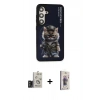MARSİLYAN™- Galaxy S24 Kılıf Siluet Modern Özel Seri - Siyah Bilvis 3D Cam Ekran Koruyucu + Bilvis Titan Kamera Lens - TMGI