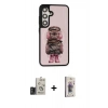 MARSİLYAN™- Galaxy S24 Kılıf Siluet Modern Özel Seri - Siyah Bilvis 3D Cam Ekran Koruyucu + Bilvis Titan Kamera Lens - TMGI