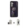 MARSİLYAN™- Galaxy S24 Kılıf Siluet Modern Özel Seri - Siyah Bilvis Hayalet Cam Ekran Koruyucu + Bilvis Titan Kamera Lens - GD
