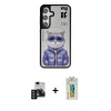 MARSİLYAN™- Galaxy S24 Kılıf Siluet Modern Özel Seri - Siyah Polymer Nano Ekran Koruyucu + PVD Metal Kamera Lens - TNGI