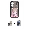 MARSİLYAN™- Galaxy S24 Kılıf Siluet Modern Özel Seri - Siyah Vanessa Magic Cam + Bilvis Titan Kamera Lens - TMGI