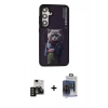 MARSİLYAN™- Galaxy S24 Kılıf Siluet Modern Özel Seri - Siyah Vanessa Magic Cam + PVD Metal Kamera Lens - SH