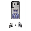MARSİLYAN™- Galaxy S24 Kılıf Siluet Modern Özel Seri - Siyah Vanessa Magic Hayalet Cam + PVD Metal Kamera Lens - DNMR