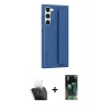 MARSİLYAN™- Galaxy S24 Kılıf Vadi Asil Serisi - Şeffaf 360 Full Body Arka Koruyucu + Kamera Lens Koruma Cam - SF