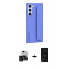 MARSİLYAN™- Galaxy S24 Kılıf Vadi Asil Serisi - Siyah 6D Antistatik Mat Seramik Hayalet Nano Ekran Koruyucu + PVD Metal Kamera Lens - TNGI
